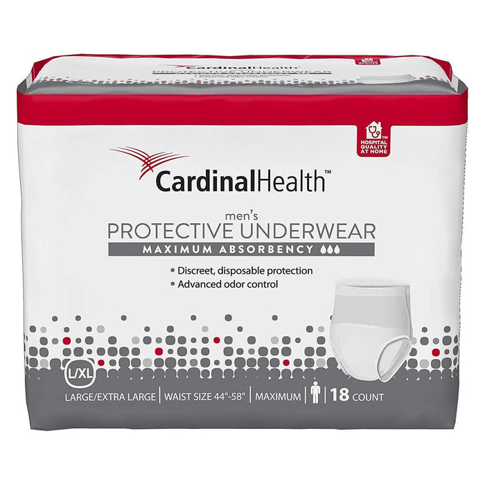 Cardinal Health Men's Protective Underwear, Maximum - UWMSMD20-Pack - LL Medico