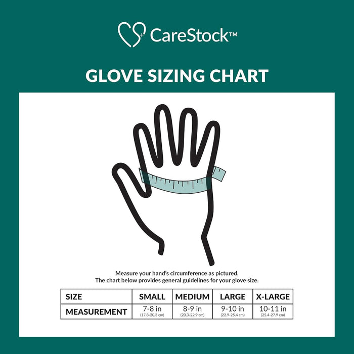 CareStock Nitrile Exam Gloves, Textured Fingertips, Blue - CS2712-Box - LL Medico