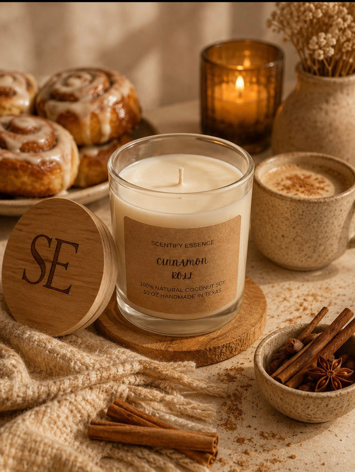 Cinnamon Roll Coconut Soy Blend Candle