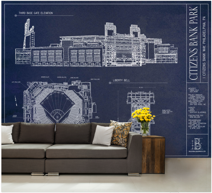 Citizens Bank Park Wall Mural