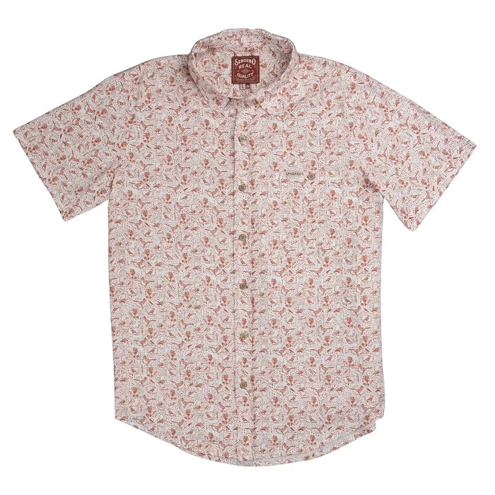 City Slicker Button Up Short Sleeve | Desert Flock - Rust | Sendero Provisions Co