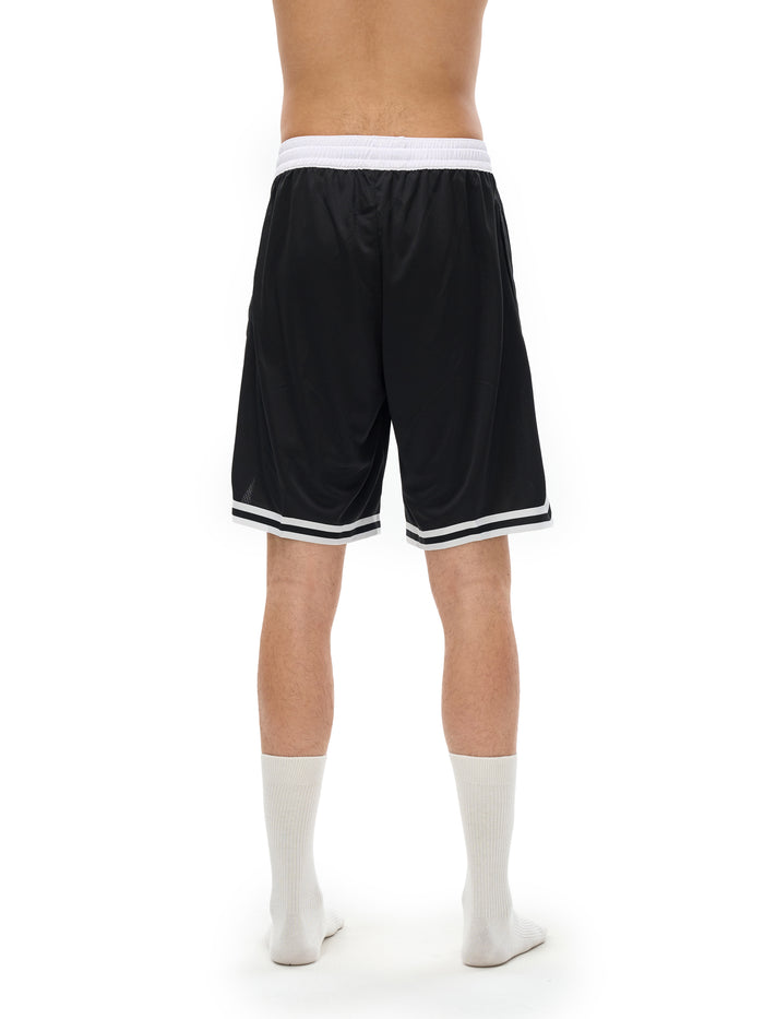 Classic Stripe Trim Basketball Shorts