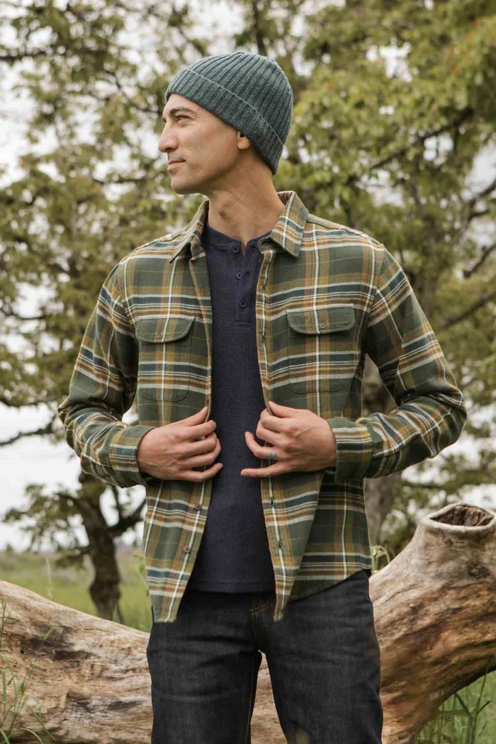 Cole Slim Shirt | Green Mountain Plaid | Bridge & Burn