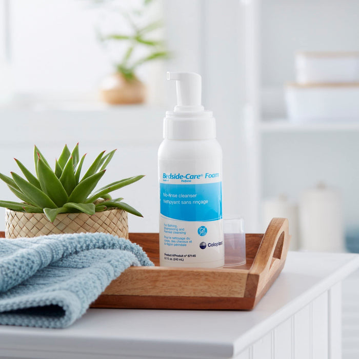 Coloplast Bedside-Care No-Rinse Foaming Body Wash, Shampoo & Incontinent Cleanser, 8 fl oz