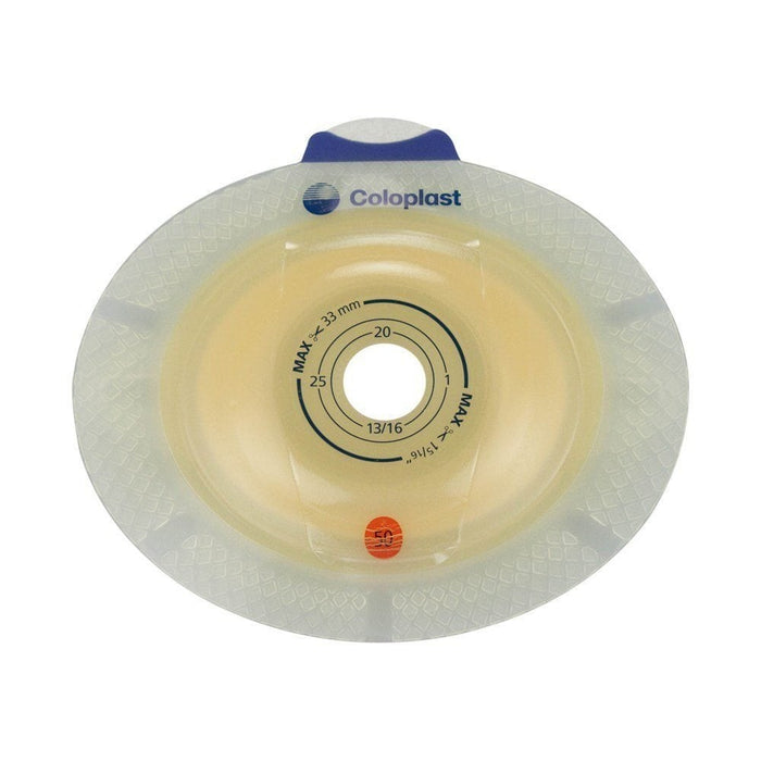 Coloplast SenSura Click Xpro Convex Light Ostomy Barrier, Trim to fit 15 – 53 mm, Yellow