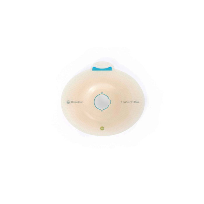 Coloplast SenSura Mio Click Two-Piece Skin Barrier, Oval, Pre-Cut, 40 mm Flange, Green