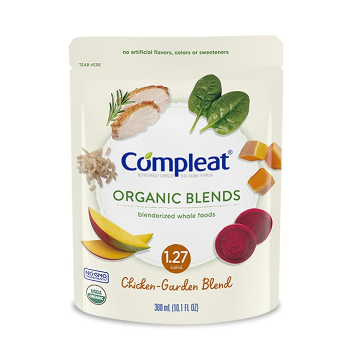 Compleat Pediatric Organic Blends Oral Supplement, Chicken-Garden, 10.1 oz - 00043900846422-Single - LL Medico