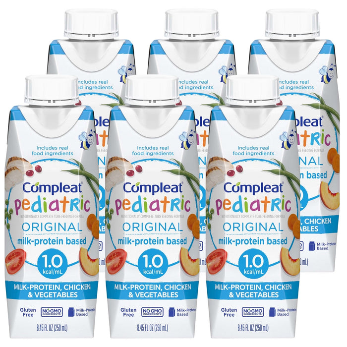 Compleat Pediatric Tube Feeding Formula, Unflavored, 8.45 oz - 10043900142408-Single - LL Medico