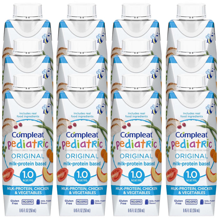 Compleat Pediatric Tube Feeding Formula, Unflavored, 8.45 oz - 10043900142408-Single - LL Medico