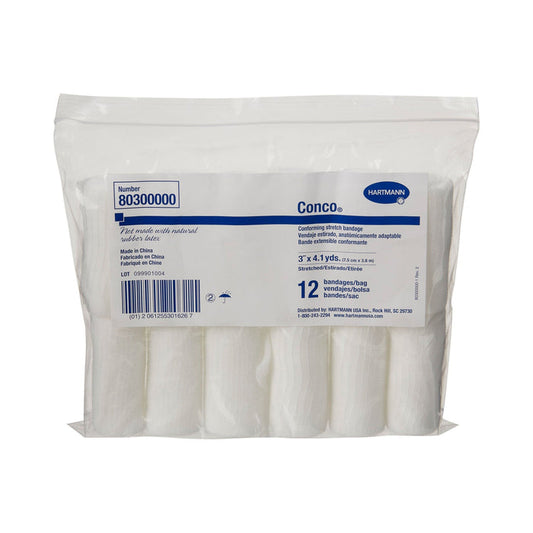 Hartmann Conco Conforming Bandage, 3 Inch x 4-1/10 Yard, 1-Ply