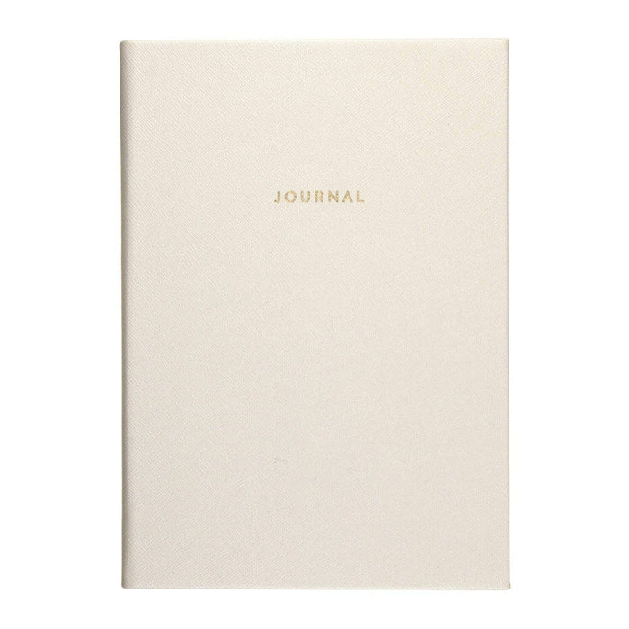 Cream & Gold A5 Lined Journal Notebook Accessories