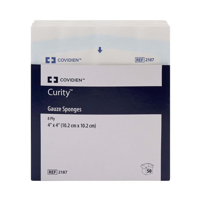 Curity Gauze Sponges 8-Ply Sterile, 4" x 4" - 2187 - LL Medico