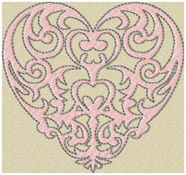 Damask Heart