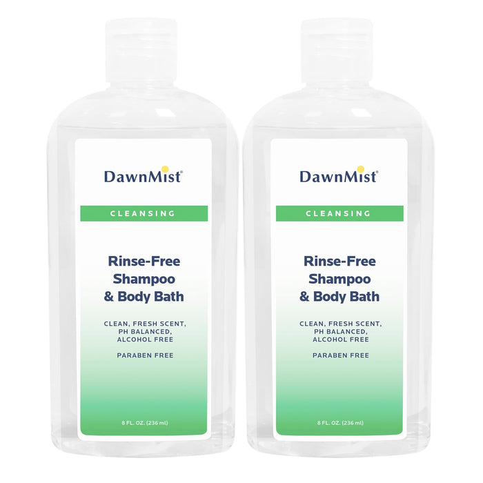 DawnMist Rinse-Free Shampoo & Body Bath, 8 fl oz
