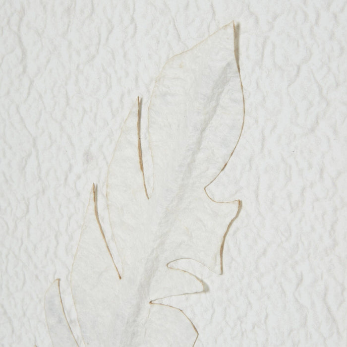 Delilah Square White Feathers Textured Framed Wall Art Accessories