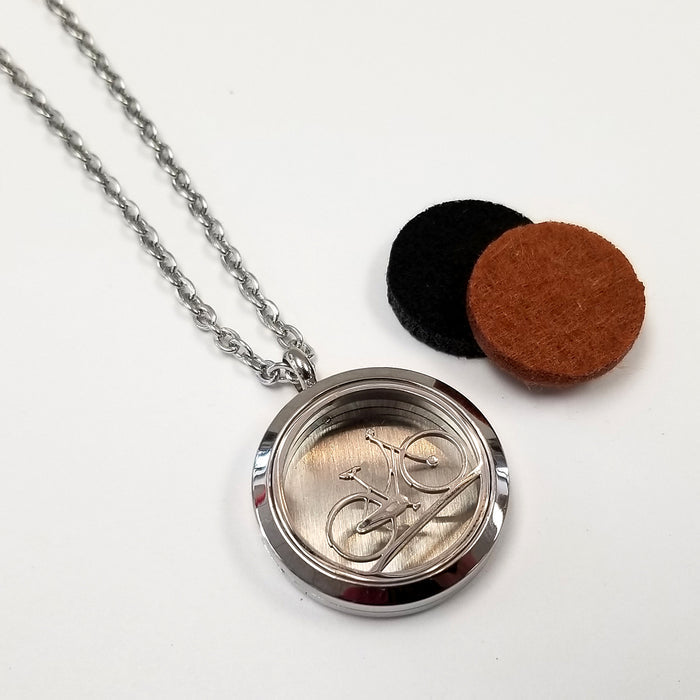 Diffuser Necklace - Bicycle
