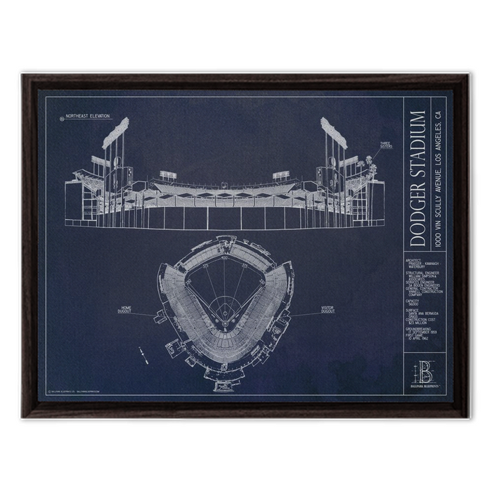 Framed Canvas - Small - Walnut