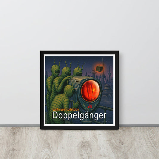 👁 Doppelgänger No. 4: Collectible Sci-Fi Framed Print 👁 - Phoenix Artisan Accoutrements