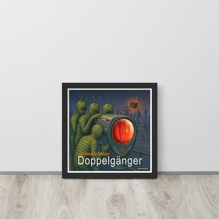 👁 Doppelgänger No. 4: Collectible Sci-Fi Framed Print 👁 - Phoenix Artisan Accoutrements