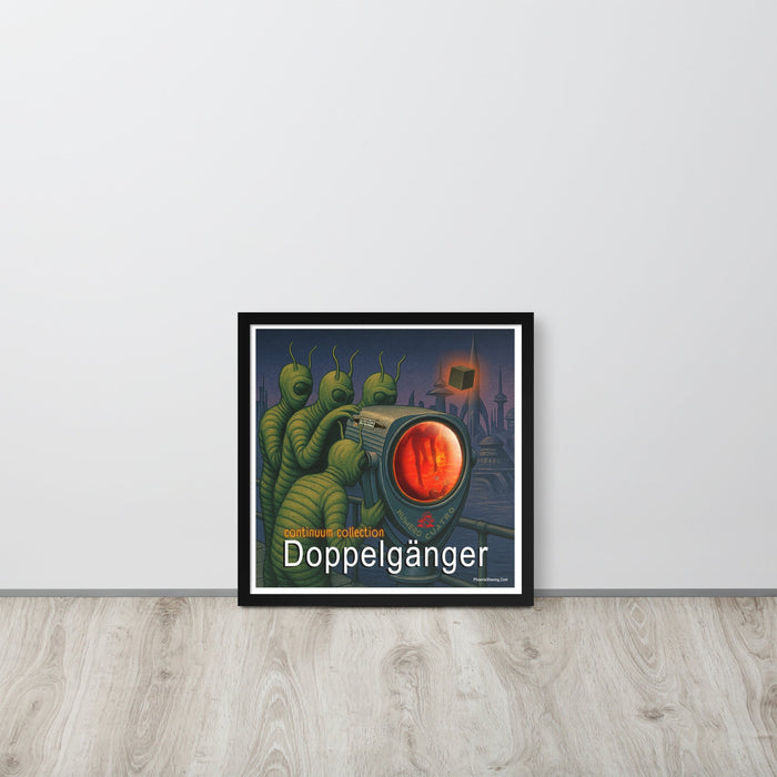 👁 Doppelgänger No. 4: Collectible Sci-Fi Framed Print 👁 - Phoenix Artisan Accoutrements