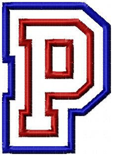 Double Applique Font Freshman- comes in 3,4,5,6 inch Sizes