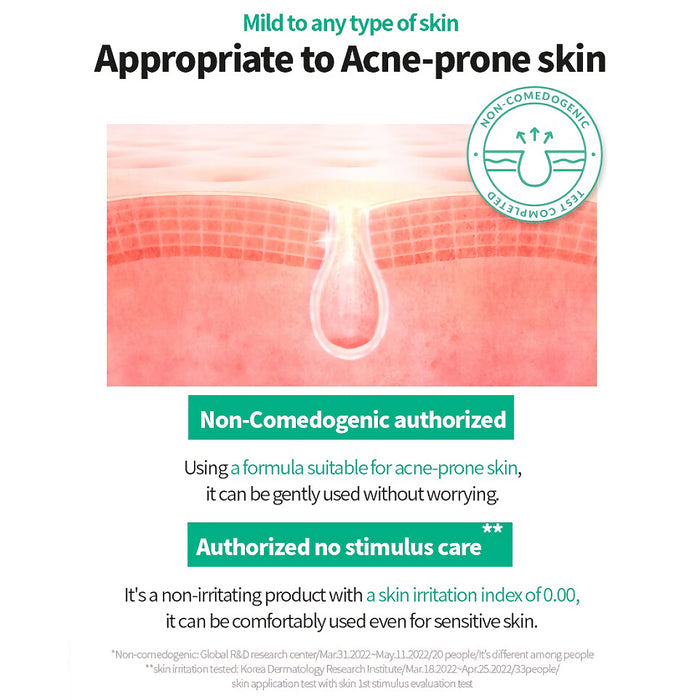 [Dr.Different] Cica Metal Quick Soothing Cream info komedogeenitön