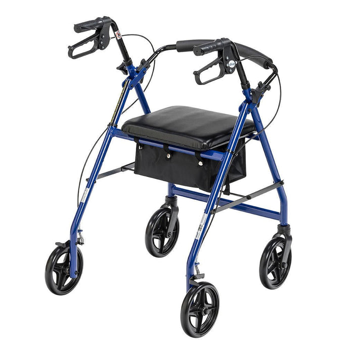 Drive Aluminum Rollator, Blue - R728BL - LL Medico
