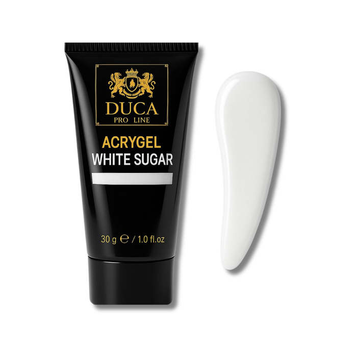 DUCA NAILS PRO LINE - ACRYGEL WHITE SUGAR 30GR