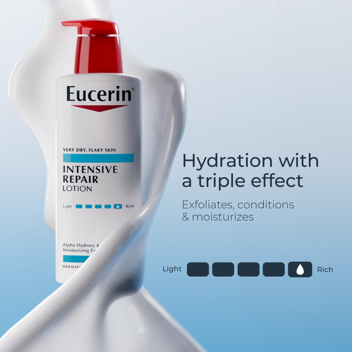 Eucerin Intensive Repair Lotion, Fragrance Free, 16.9 fl oz