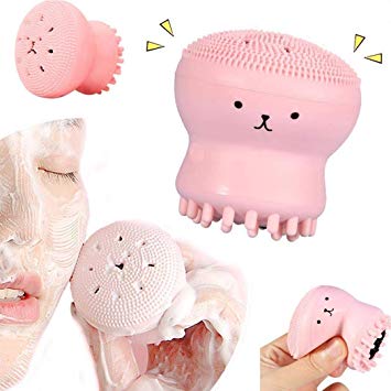 Etude House Exfoliating Jellyfish silicon brush - Korean-Skincare