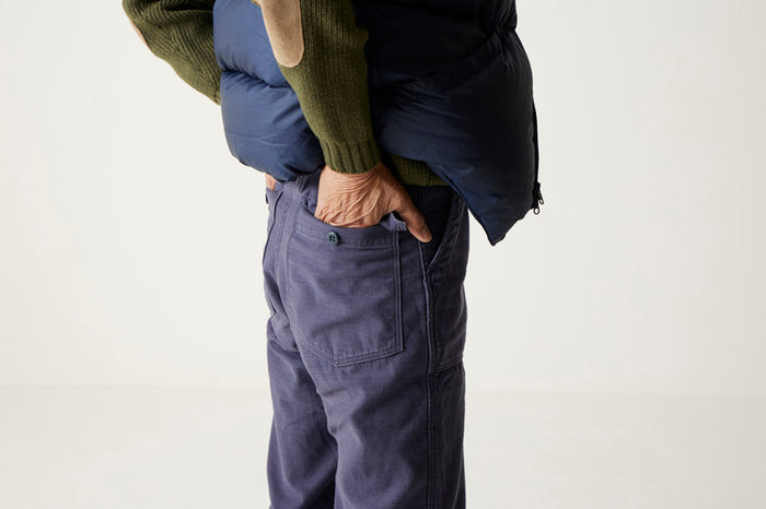 FAR EAST MANUFACTURING "FEM-001 NAVY" Utility Pant NAVY FEM