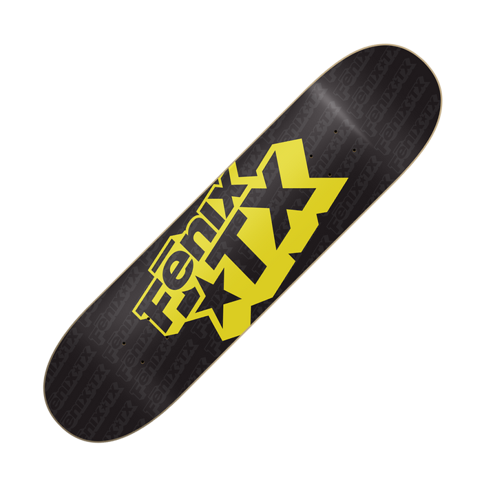 FENIX TX - "Logo (Black)" (Skateboard Deck)