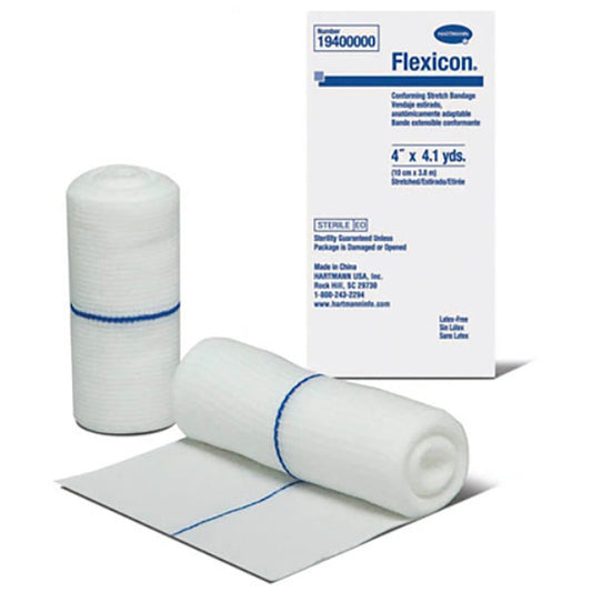 Hartmann Flexicon Sterile Conforming Bandage, 4 Inch x 4-1/10 Yard, One-Ply
