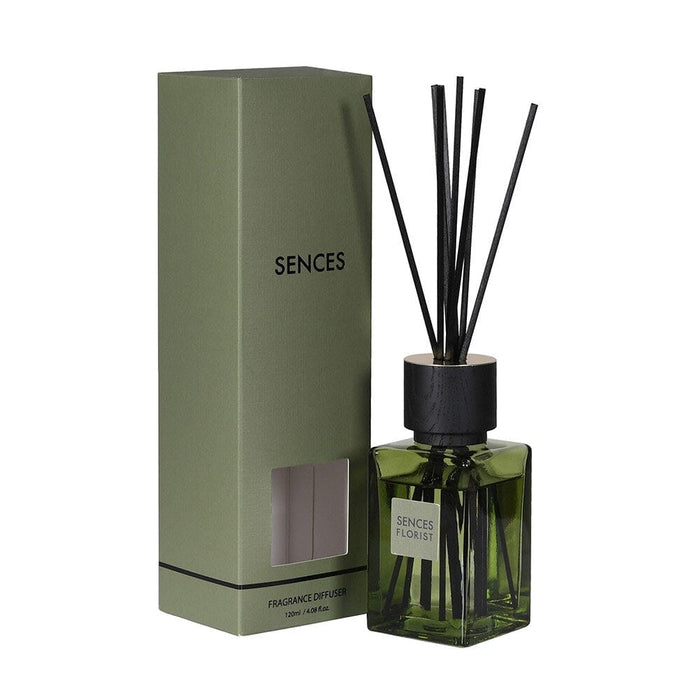 Florist Petite Green Glass Reed Diffuser - 120ml Accessories