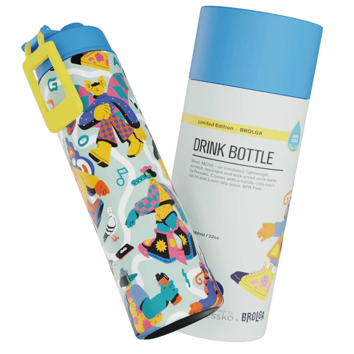 Fressko Insulated Stainless Bottle - Brolga 660ml