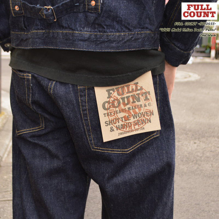 FULL COUNT "S0105SS" WWII Model 11.5oz Denim Pants