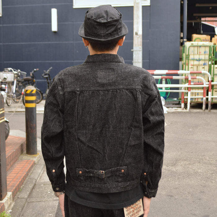 FULL COUNT "S2107BKSS" WWII Model 11.5oz Black Denim Jacket