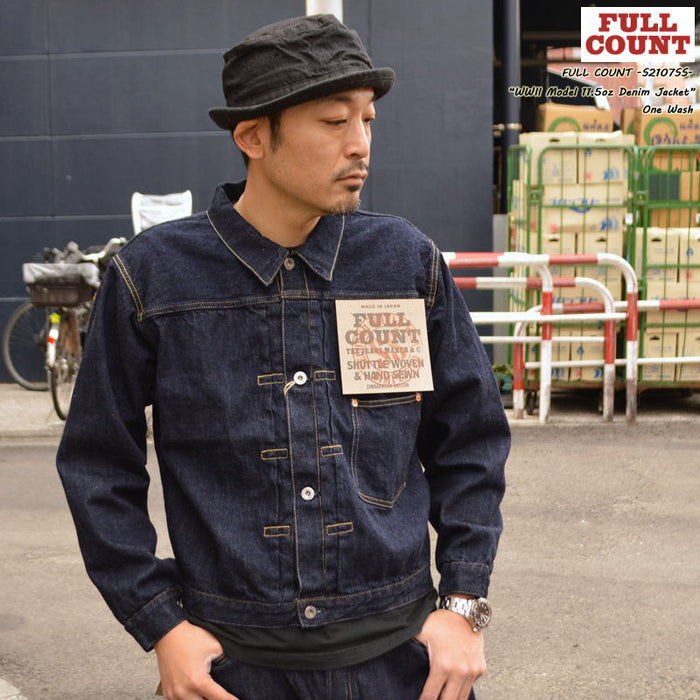 FULL COUNT "S2107SS" WWII Model 11.5oz Denim Jacket