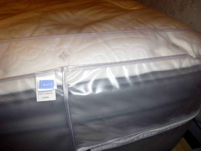 Gary Heavy Duty Plastic Mattress Cover Protector, California King - GMC-CAL-KING-ELASTIC-MILKY7-8 - LL Medico