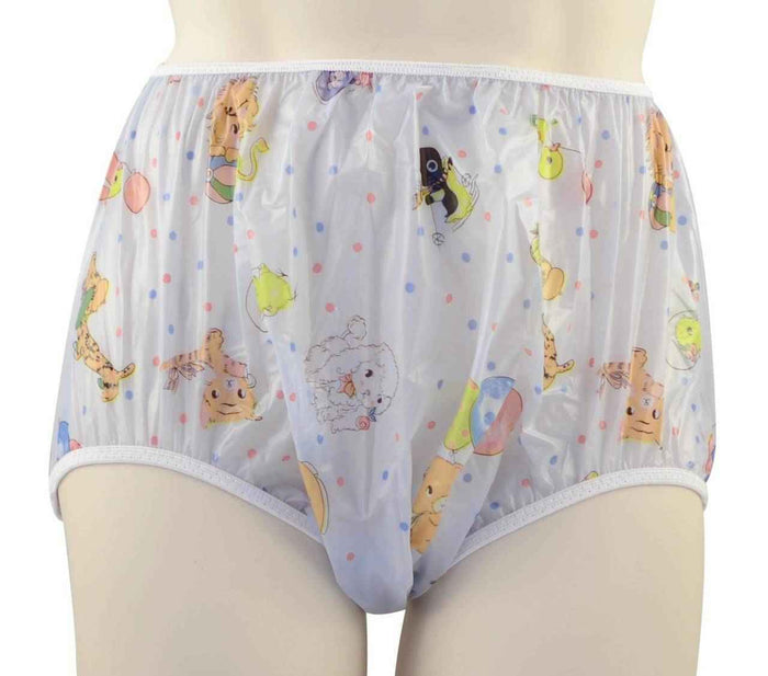 Gary Pull - On Plastic Pant - Clearance - Pull-On-Pink-Carousel-3XS - LL Medico