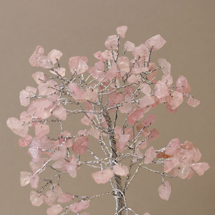 Gemstone Tree with Organite Base - 160 Stone - Rose Quartz 🇬🇧