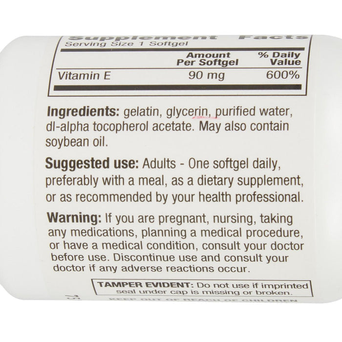 Geri - Care Vitamin E Supplement, 200 IU - 751-01-GCP - LL Medico