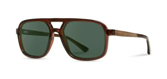 Glacier Sunglasses | Clay / Walnut / HD Plus Polarized G15 | CAMP Eyewear