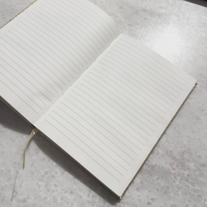Gold 'Thoughts' Lined Notebook Accessories
