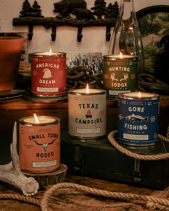 Gone Fishing Candle | Manready Mercantile