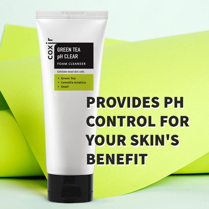 Greentea pH Clear Cleanser - Korean-Skincare