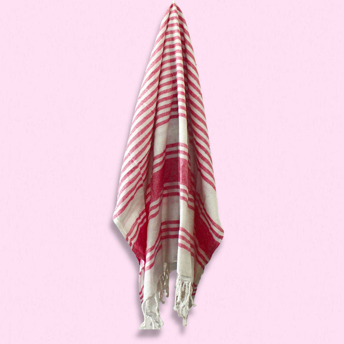Hamman Spa Towel - Sunset Pink - 90x170cm 🇬🇧