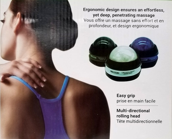 Harmony Handheld Massage Roller ~ White, Green or Blue