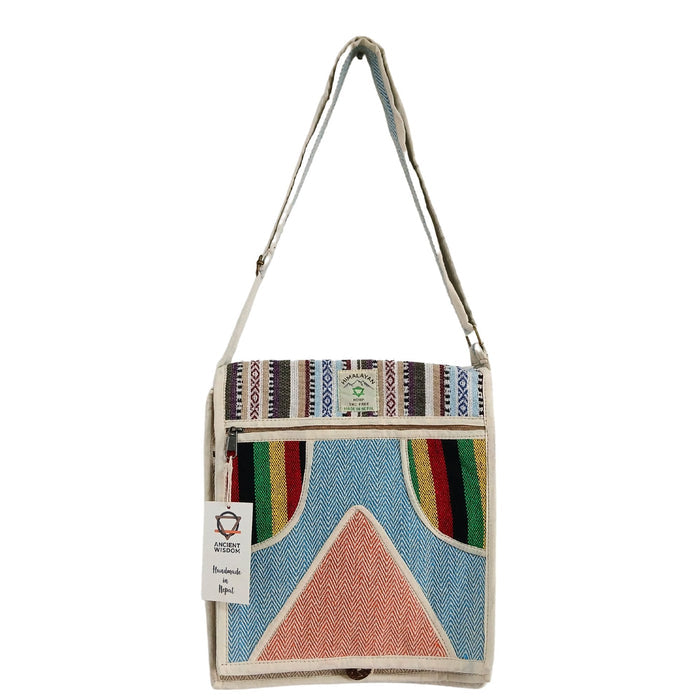 Hemp Laptop Messenger Bag - Triangle 🇬🇧