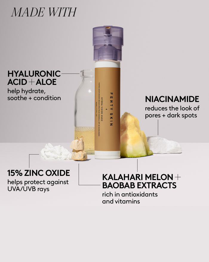 Hydra Vizor Huez Tinted Moisturizer Broad Spectrum Mineral SPF 30 Sunscreen — 4